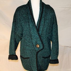 Heavy weight wool cardigan, Medium / Large